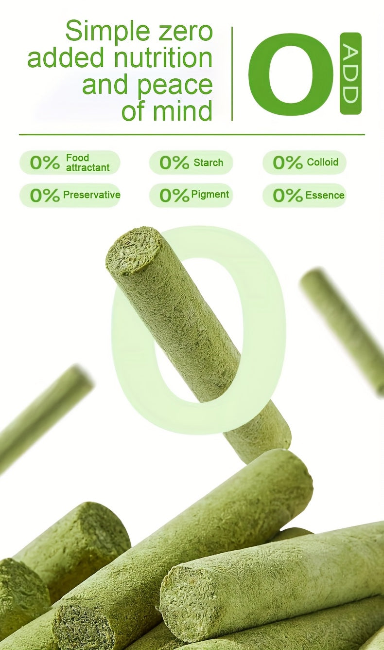 Dog Grass Treat Sticks 15 Pack, Freeze-Dried Green Chew Snacks for Supervised Reward Time, Everyday Canine Treat Routines and Holiday Gift Baskets