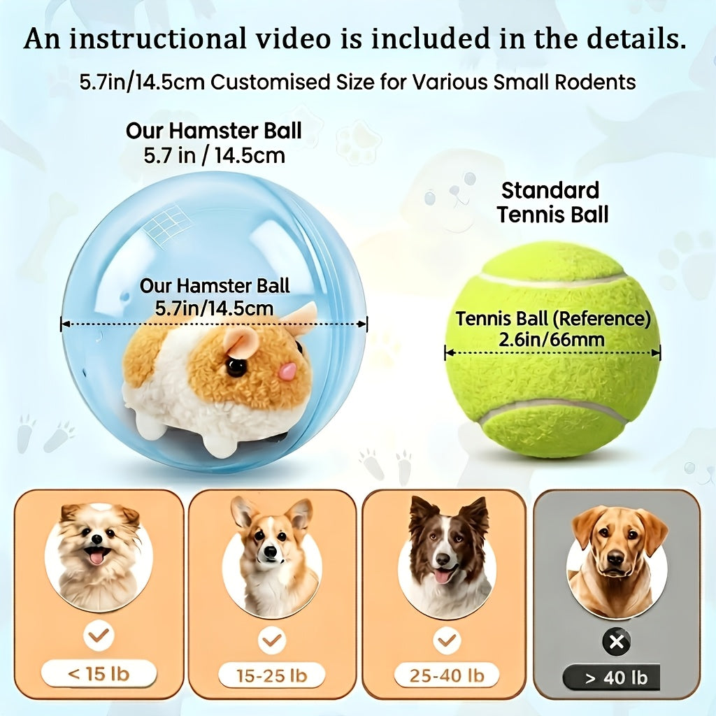 Rechargeable Dog Chase Toy with Obstacle-Avoiding Play, Blue or Pink Mouse and Rabbit Options for Small and Medium Dogs, Supervised Interactive Pet Play