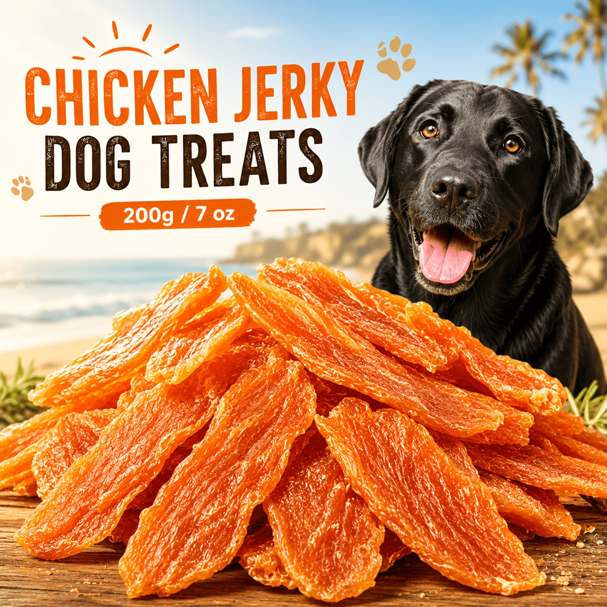 Chicken Jerky Dog Treats with Chewy Strip and Chicken & Duck Options for Supervised Training Rewards, Daily Snacks and Dog Lover Gifts