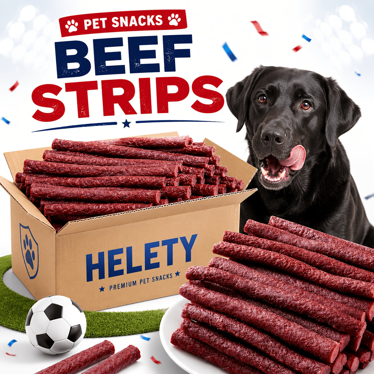 Beef Jerky Dog Treat Sticks, 100g or 100g + 100g Pack Options for Supervised Chewing, Everyday Training Rewards and Dog Gift Baskets