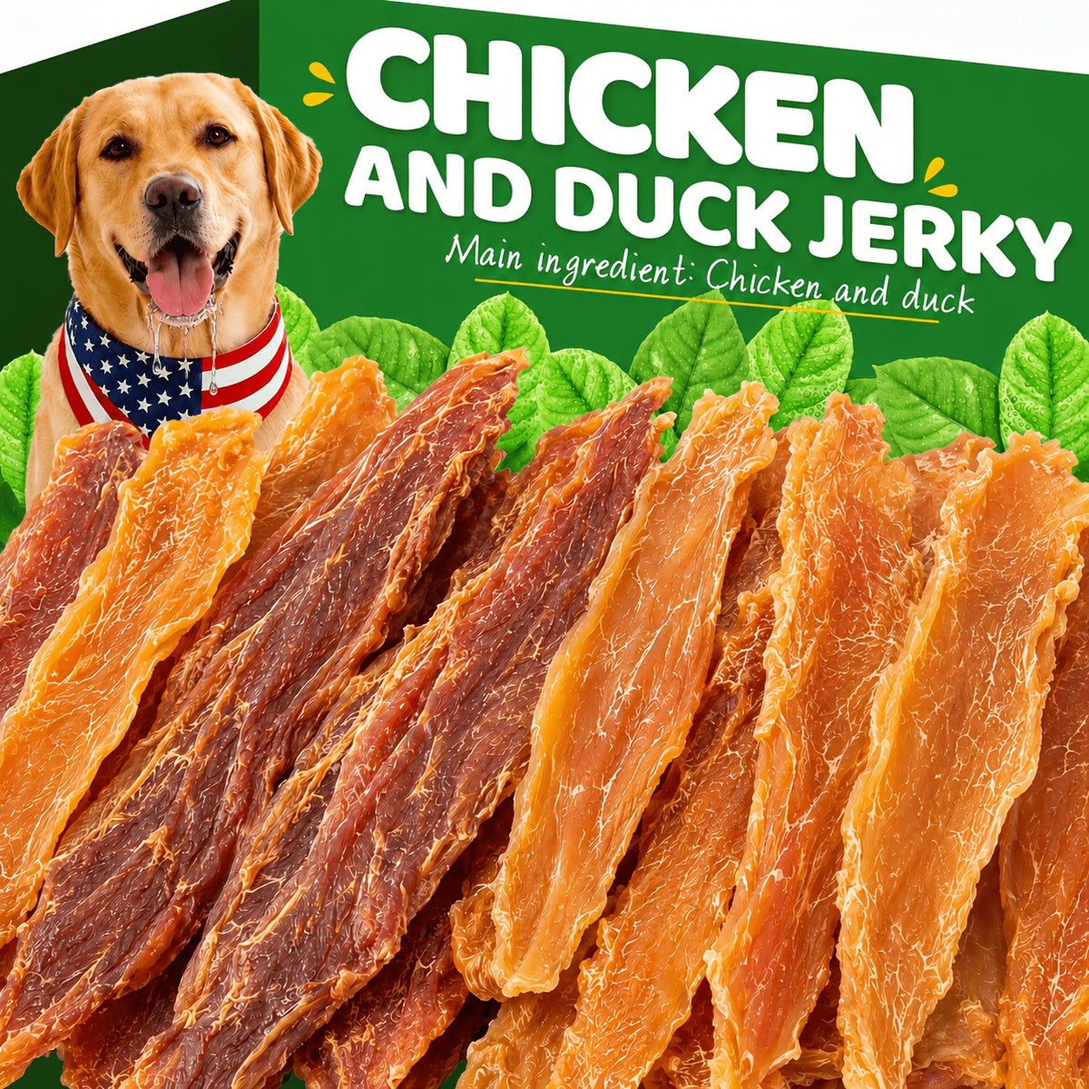 Pet Jerky Treats with Chicken and Duck Combo Options, Beef Cubes and Chew Selections for Supervised Training Rewards and Everyday Snack Time