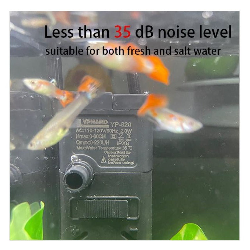 Mini Aquarium Kit 1.19 Gallon, Ultra-Clear Glass Desktop Tank with 2W Submersible Pump, 3W COB Light, Sand, Stones and Decorative Plants