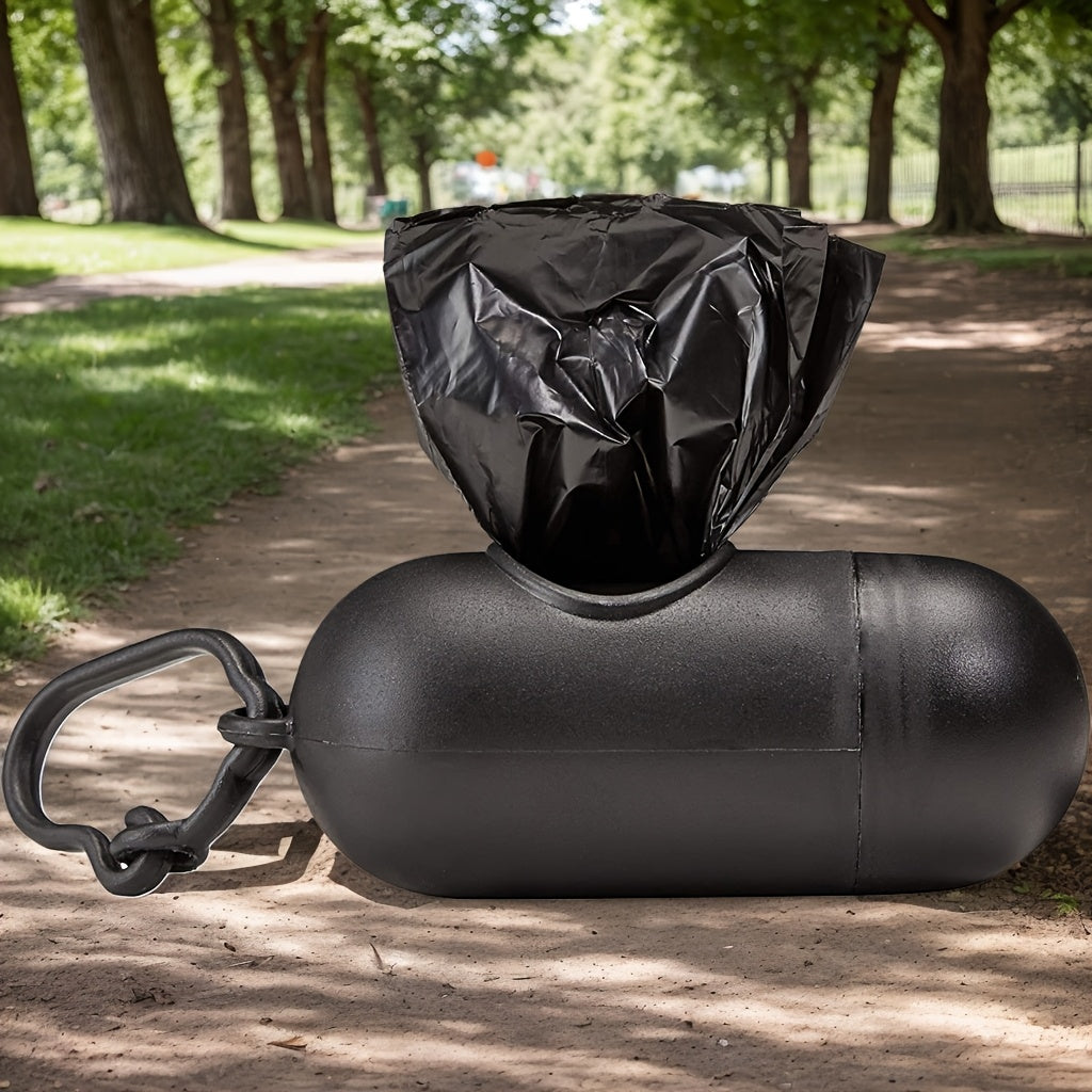 Dog Poop Bag Dispenser with D-Ring and 900 Waste Bags, 60 Refill Rolls for Everyday Dog Walks, Park Visits and Outdoor Pet Cleanup