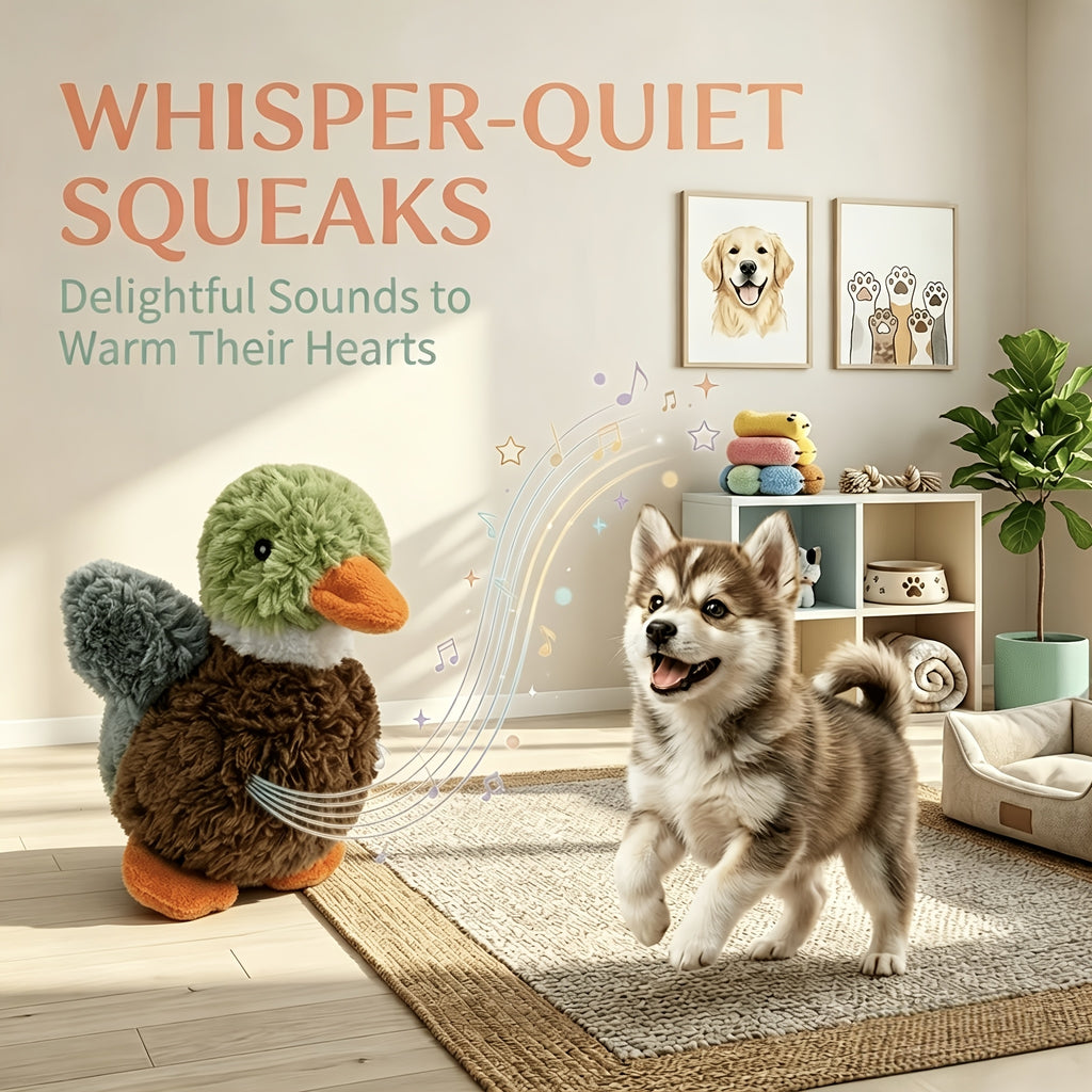 Plush Dog Toys 10 Pack Model C, Squeaky Stuffed Animal Puppy Toy Set for Small and Medium Dogs, Supervised Gentle Chewing and Indoor Playtime Rotation