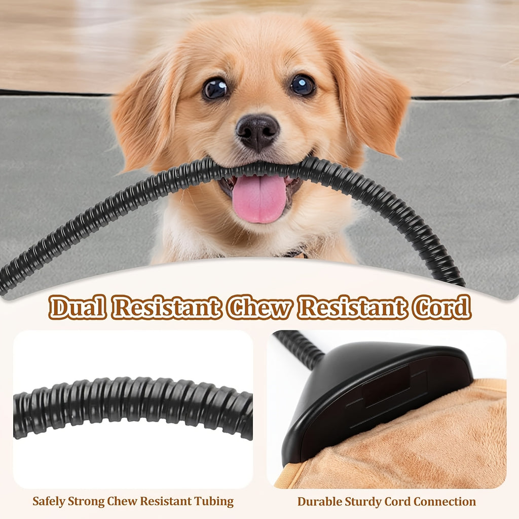 Automatic Pet Heating Pad for Dogs and Cats, 10-Second Rapid Warm-Up, Selectable Heating Time, Manual and Automatic Modes in Small and Large