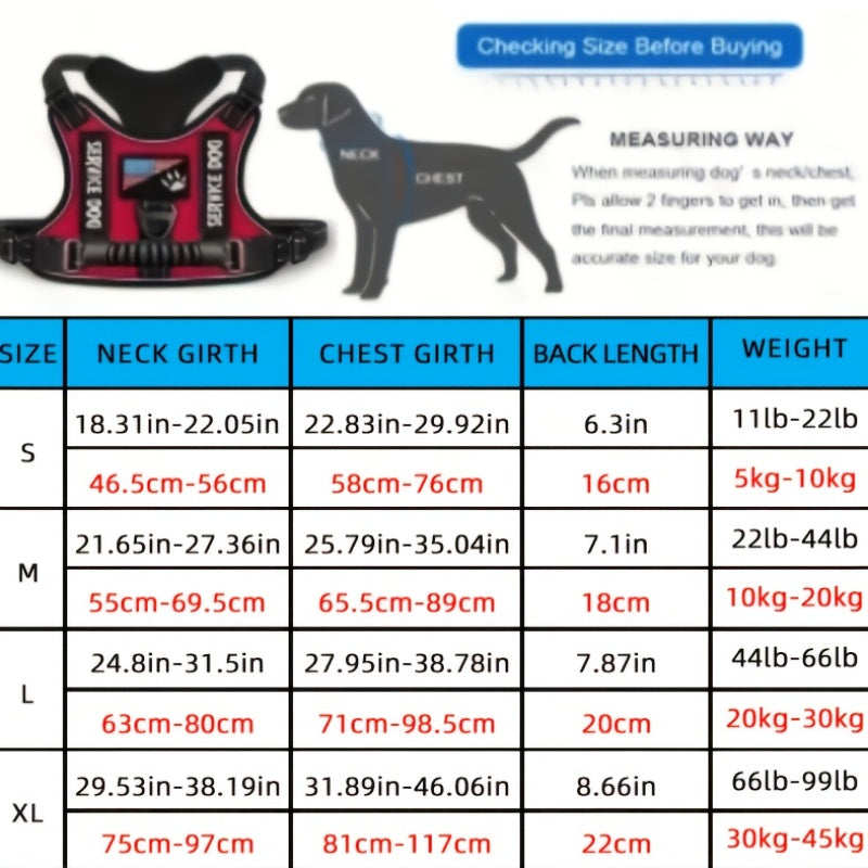 Dog Harness Walking Kit with Reflective No-Pull Adjustable Harness, Leash, Water Bowl and Two Bag Holders, 5-Piece Set for Small Medium and Large Dogs