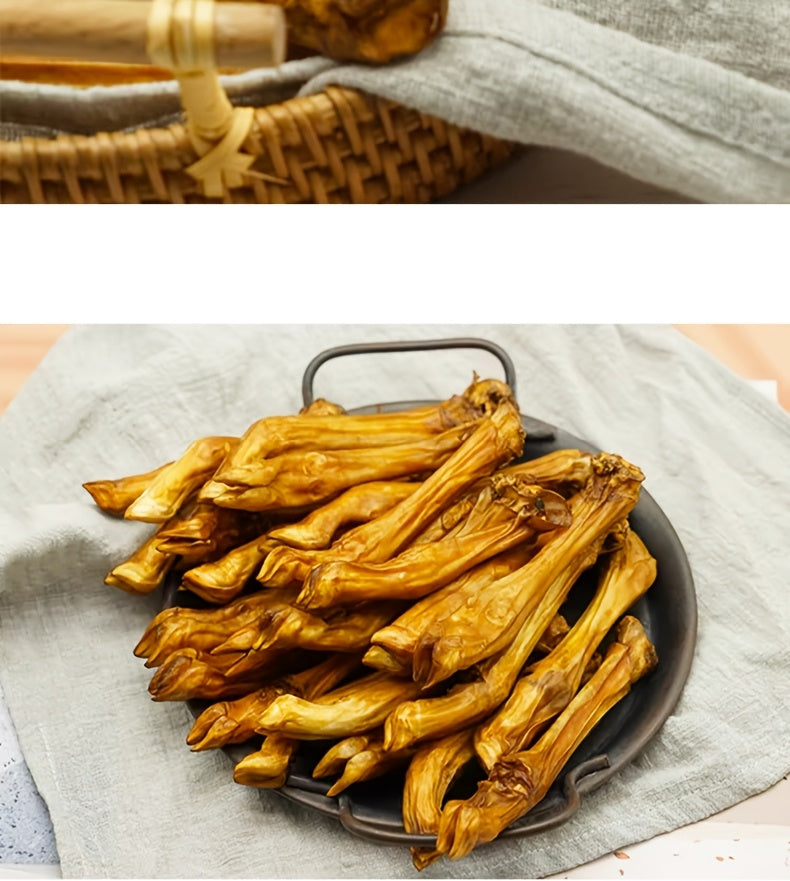 Lamb Trotter Dog Chew, Air-Dried Sheep Hooves for Supervised Chewing Sessions, Animal-Based Treat for At-Home Dog Enrichment
