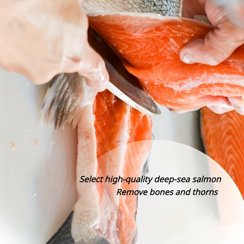 Salmon Stick Pet Treats, Dried Salmon Formed into Snack Sticks for Supervised Reward Time, Fish Treat Selection with 200g Listed Weight Option
