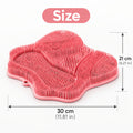 Wall-Mounted Cat Self Grooming Brush, Massage Scratcher for Loose Fur Care and Everyday Rubbing, Space-Saving Pet Accessory in Pink, Blue or Gray