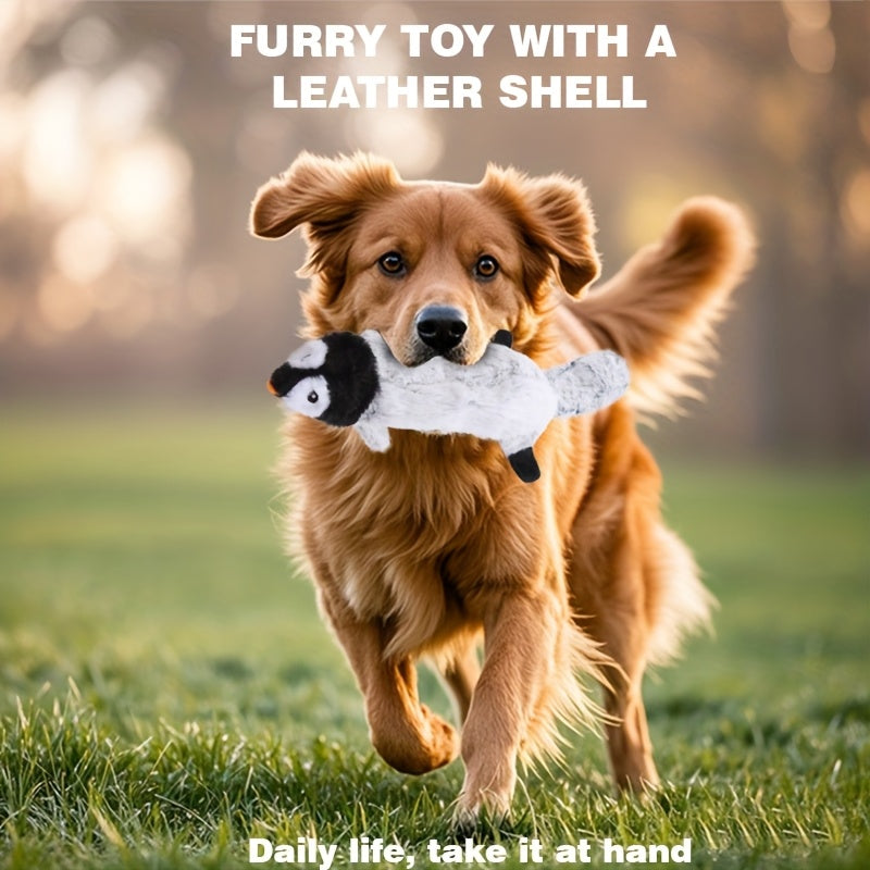 Animal-Shaped Squeaky Dog Toys 10 Pack, Plush Pet Toy Set for Supervised Gentle Chewing and Interactive Indoor Play, Christmas or Everyday Options