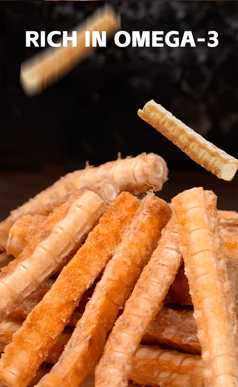 Salmon Bone Dog Treats, 80g Freeze-Dried Crunchy Fish Snacks for Small and Medium Dogs, Supervised Reward Treats for Everyday Treat Time