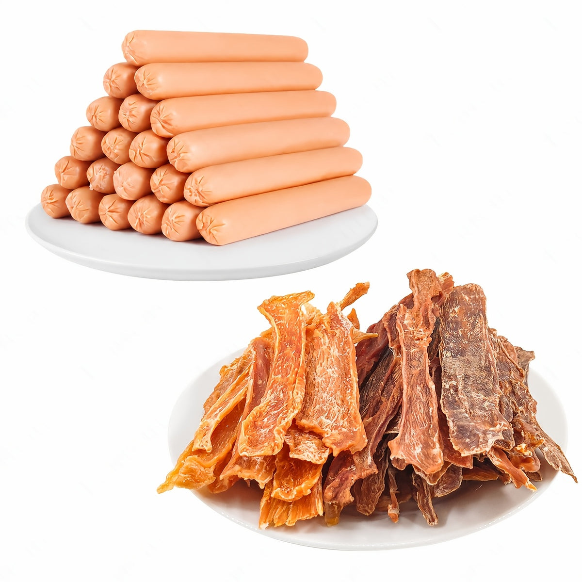 Pet Jerky Treats with Chicken and Duck Combo Options, Beef Cubes and Chew Selections for Supervised Training Rewards and Everyday Snack Time
