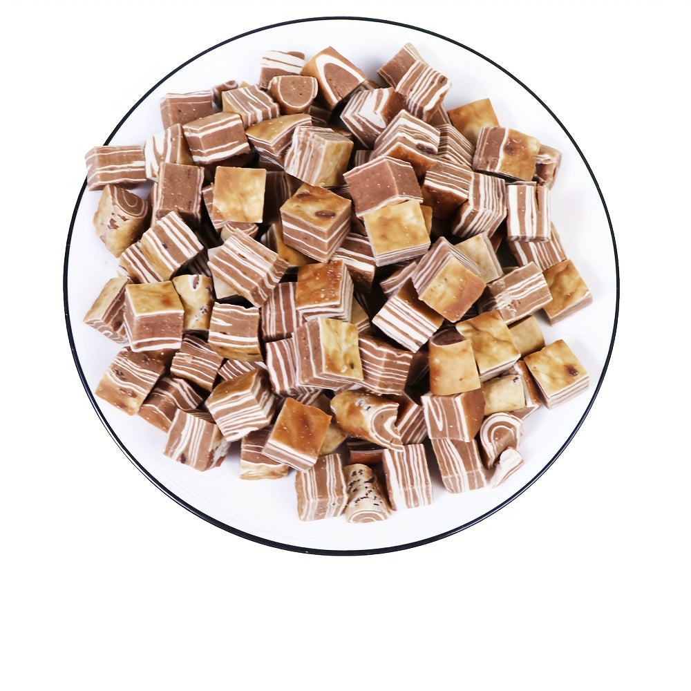 Diced Meat Dog Treats, Soft Chewy Training Reward Bites with Seven Flavor Options for Small, Medium and Large Dogs, 100g to 800g Packs