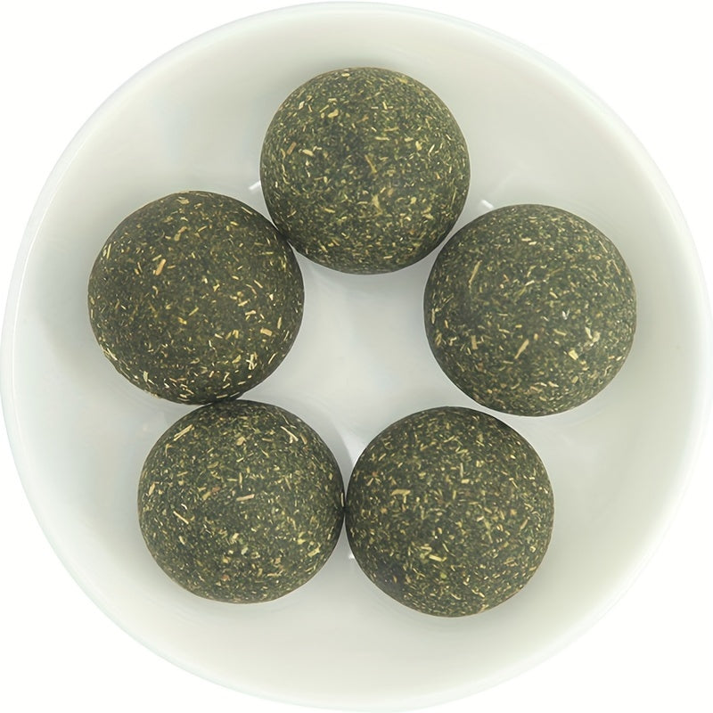 Catnip Silvervine Balls 6 Pack, Cat Herb Toy Balls for Supervised Indoor Play, Everyday Toy Rotation and Cat Lover Holiday Gift Baskets