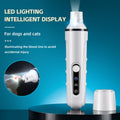 Rechargeable Dog Nail Grinder HZ6 with LED Light, White Electric Pet Nail Trimmer for Dogs and Cats, At-Home Claw Filing and Paw Grooming