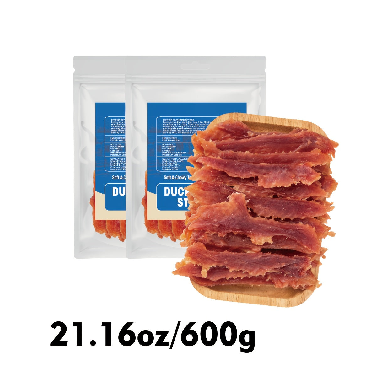 Dog Treats with Chicken Jerky, Duck Strips, Sweet Potato Wraps or Triple Flavored Kabobs, Selectable Snack Packs for Supervised Rewards