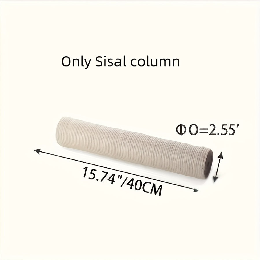 Wooden Cat Scratching Post for Indoor Cats, Mushroom and Dolphin Style Choices, Gray Velvet Scratcher and Separate Sisal Column Option