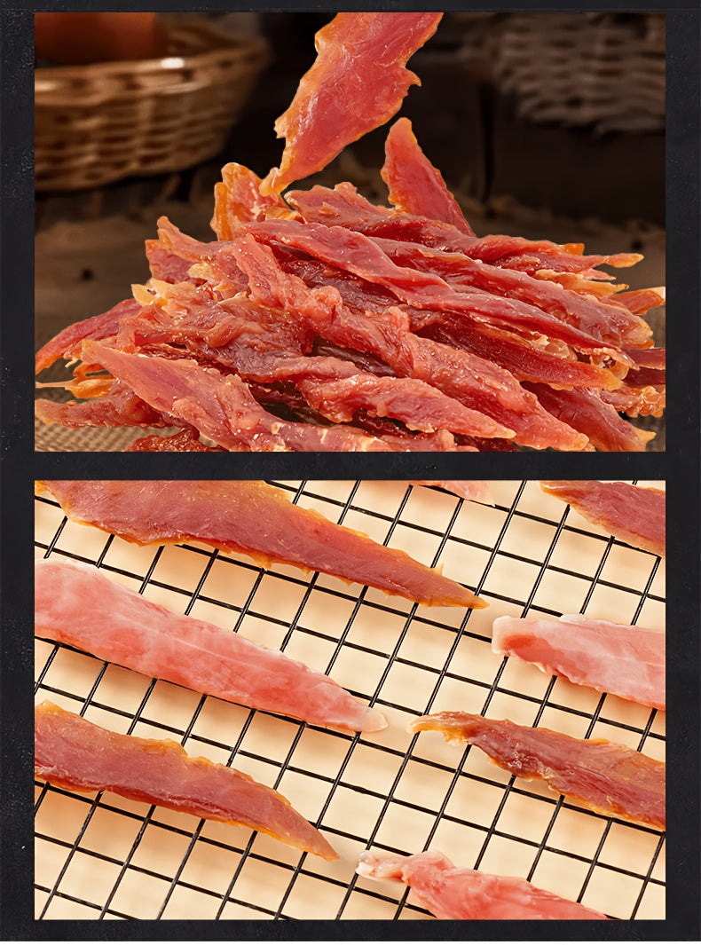 Duck Jerky Dog Treats Twin Packs, 80g Duck Strips or 106g Chicken and Duck Jerky Options for Supervised Training Rewards and Everyday Snack Breaks