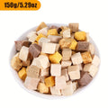Triple Freeze-Dried Dog Treats, 150g Chicken, Beef Liver and Egg Yolk Snack Mix for Small and Medium Dogs, Supervised Training Rewards