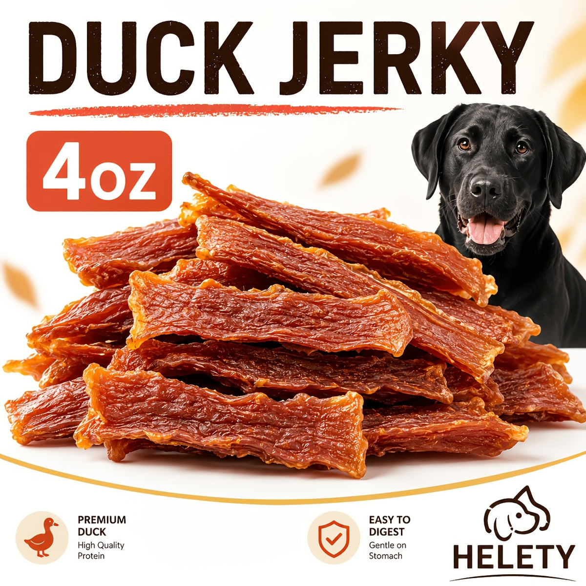 Chewy Duck Jerky Dog Treats for Supervised Training and Daily Rewards, Happy Beak Bites, Duckie Delights and Dual Flavor Pack Options