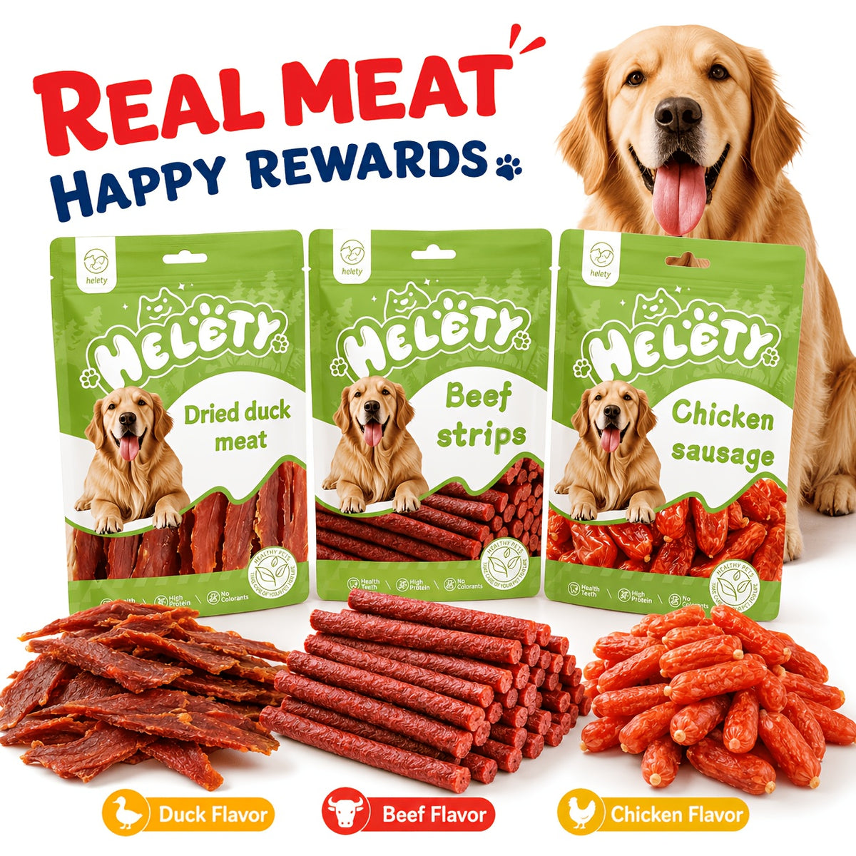 Dog Training Reward Treats in Duck 100g Pack, Chewy Dog Snacks for Supervised Practice Sessions, Everyday Treat Time and Dog Lover Gift Baskets