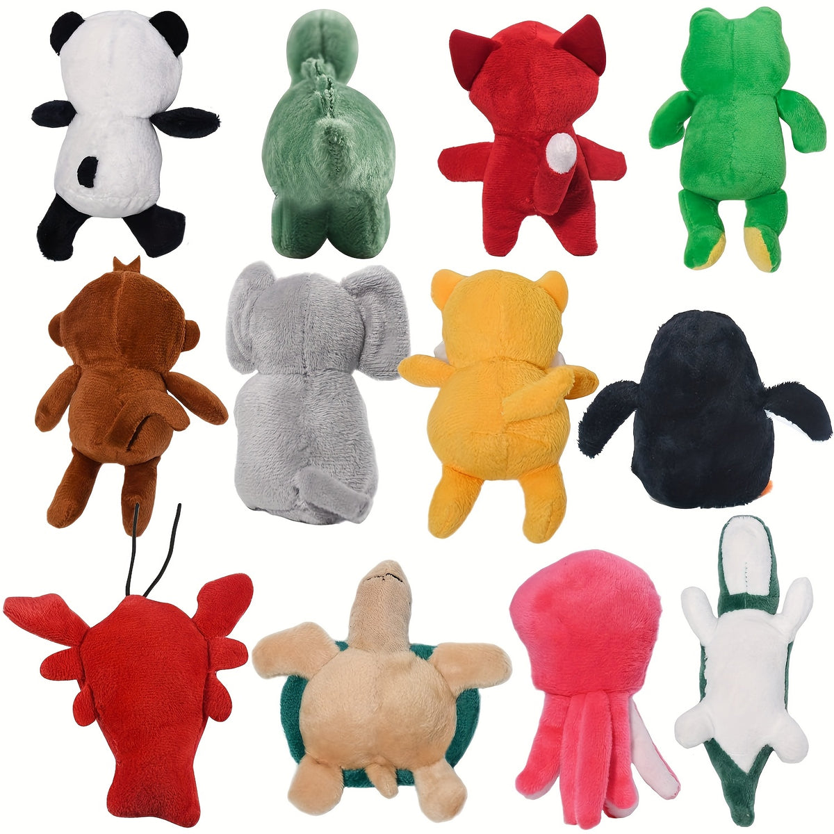 Puppy Squeaky Toy Bundle, 6 or 12 Soft Stuffed Plush Dog Toys for Small and Medium Dogs, Supervised Gentle Play and Everyday Toy Rotation