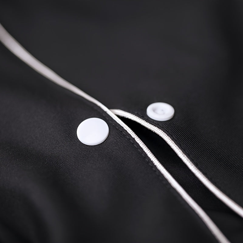 Dog Pajamas for Small Breeds, Soft Stretchable Breathable Pet Sleepwear in Black or Cute White Bear, XS to XL for Cozy Indoor Lounging