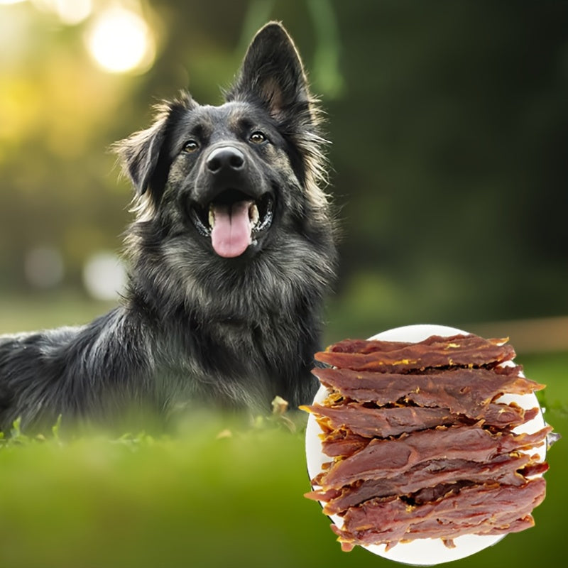 Duck Jerky Dog Treats 3-Pack, Three 200g Bags of Chewy Duck Meat Strips for Training Rewards and Daily Snacks for Small, Medium and Large Dogs