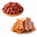 Pet Jerky Treats with Chicken and Duck Combo Options, Beef Cubes and Chew Selections for Supervised Training Rewards and Everyday Snack Time