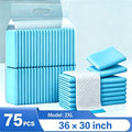 Pet Training Pads 36 x 30 or 24 x 24 Inches, Thick Disposable Absorbent Puppy Pee Pads with Leak Protection and Odor Control, 50 to 300 Count Options