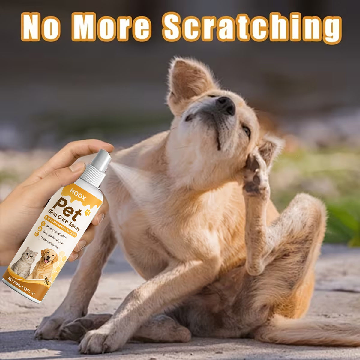 Skin and Coat Care Spray for Pets with Coconut, Tea Tree and Lavender Extracts, 1-Piece Grooming Product for Pet Care Routines