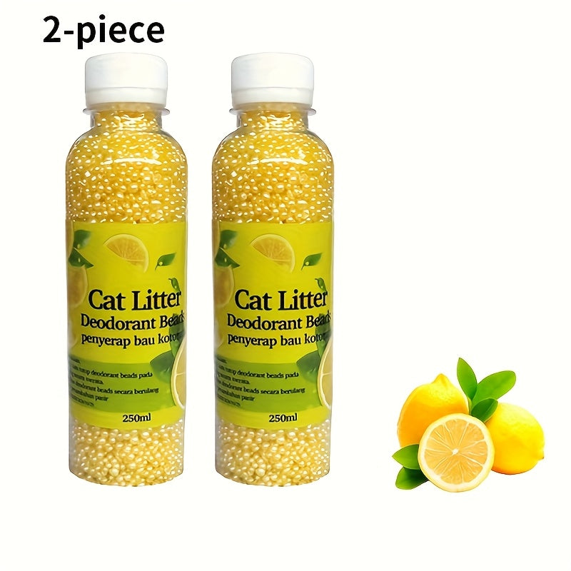 Cat Litter Deodorizer 2-Pack for Everyday Litter Box Freshening, Jasmine, Lemon, Green or Rose Options for Indoor Cat Cleaning Routines