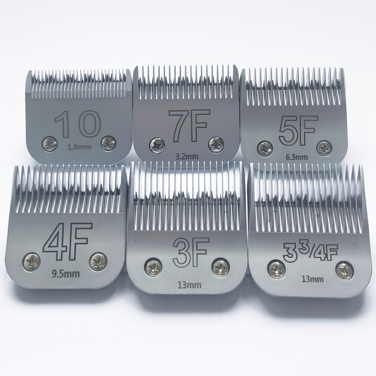 3F Dog Clipper Replacement Blade, 13mm (1/2 Inch) Detachable Pet Grooming Accessory for Compatible Andis, Oster A5 and Wahl KM Series Clippers