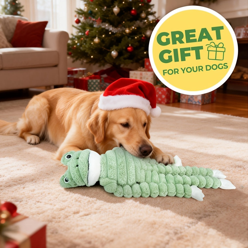 Large Plush Dog Toy 36 Inch with Squeaker and Crinkle Sounds, Tie-Dye Octopus or Frog Options for Supervised Interactive Play and Gentle Tug