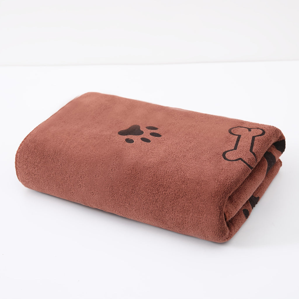 Microfiber Dog Towel, 52 x 100 cm Absorbent Quick-Dry Pet Bath and Grooming Cloth for Medium to Large Dogs, Eight Color Options for Home and Travel