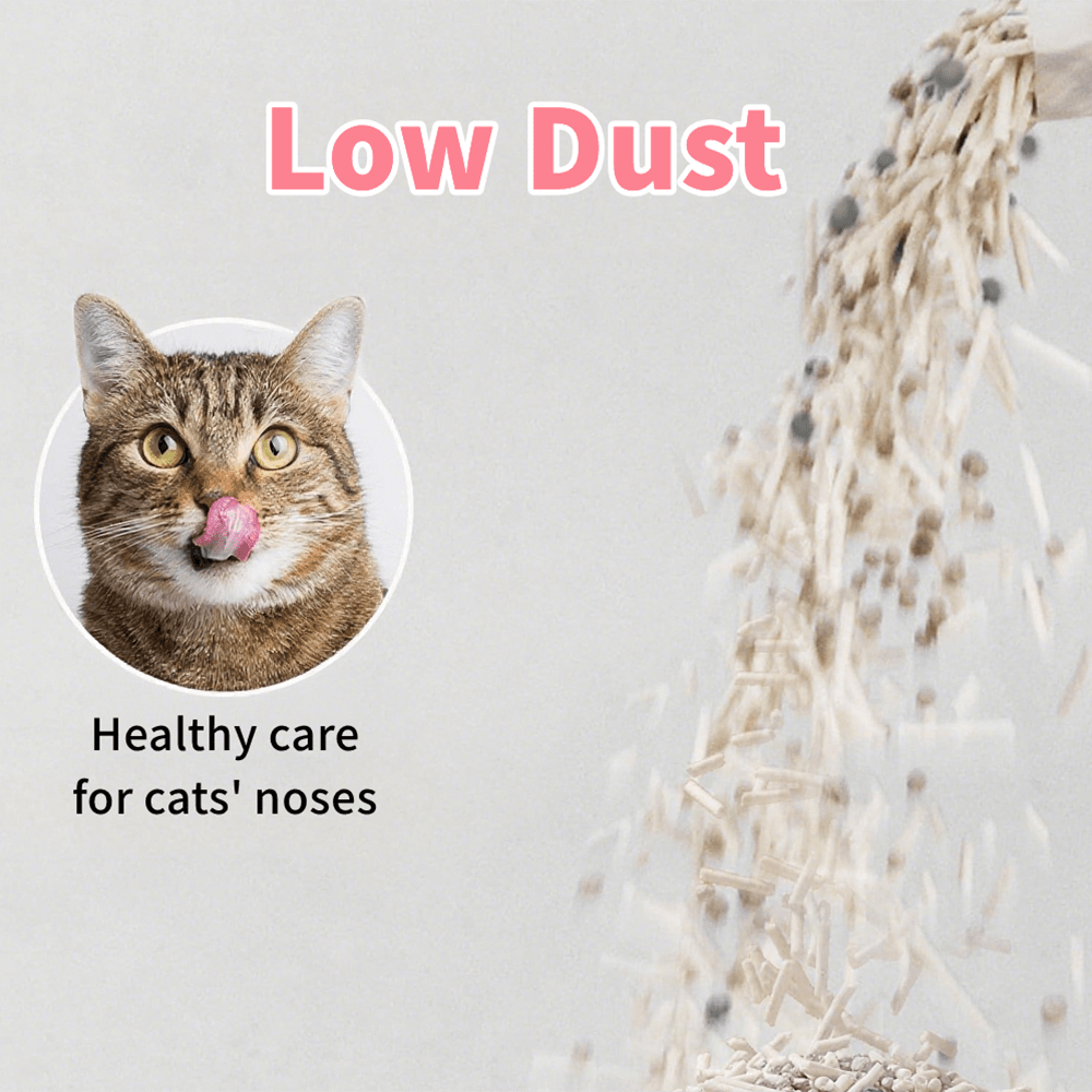 White Blossom Tofu Cat Litter, All For Paws 5-in-1 Yucca-Enhanced Low-Dust Clumping Blend for Indoor Cats, 11 lb, 22 lb or 33 lb Pack Options