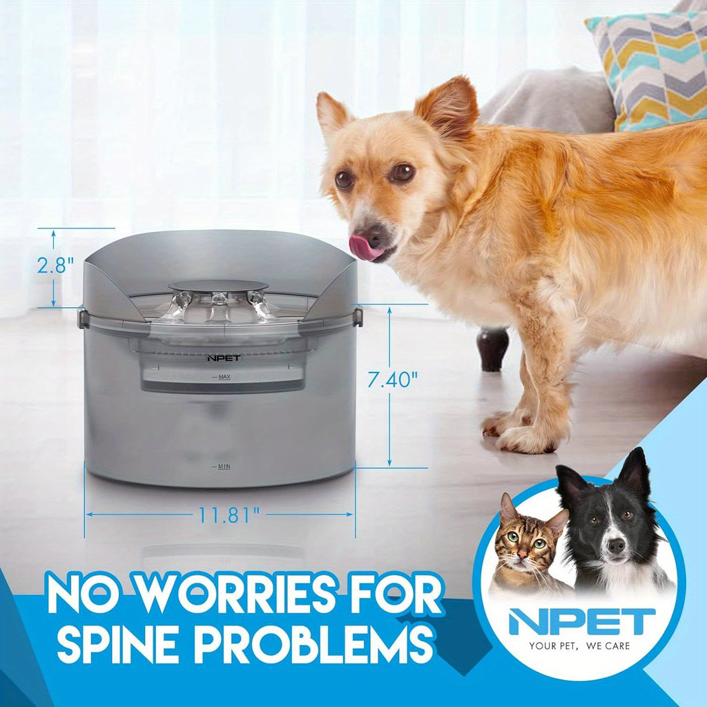 Large Dog Water Fountain DF30, 5L or 8L Flowing Pet Drinking Dispenser for Multi-Pet Homes with Selected Filter Bundles and Separate Filter Option