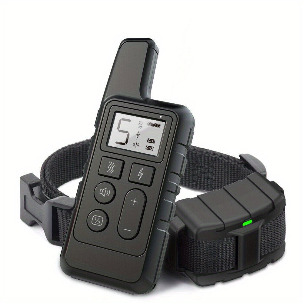 Dog Training Collar for Bark Control with 2600ft Listed Remote Range, Static Stimulation for Supervised Practice, Black, Orange or Red