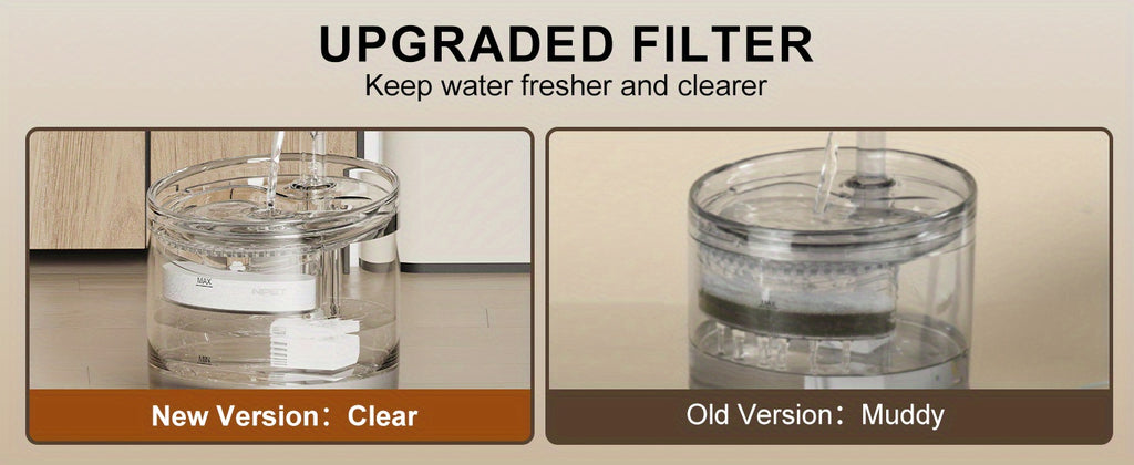 NPET Fountain Replacement Filters for WF050, WF100 and WF210 Cat Water Dispensers, Upgraded Refills in 8, 12, 16, 20 or 24 Piece Packs
