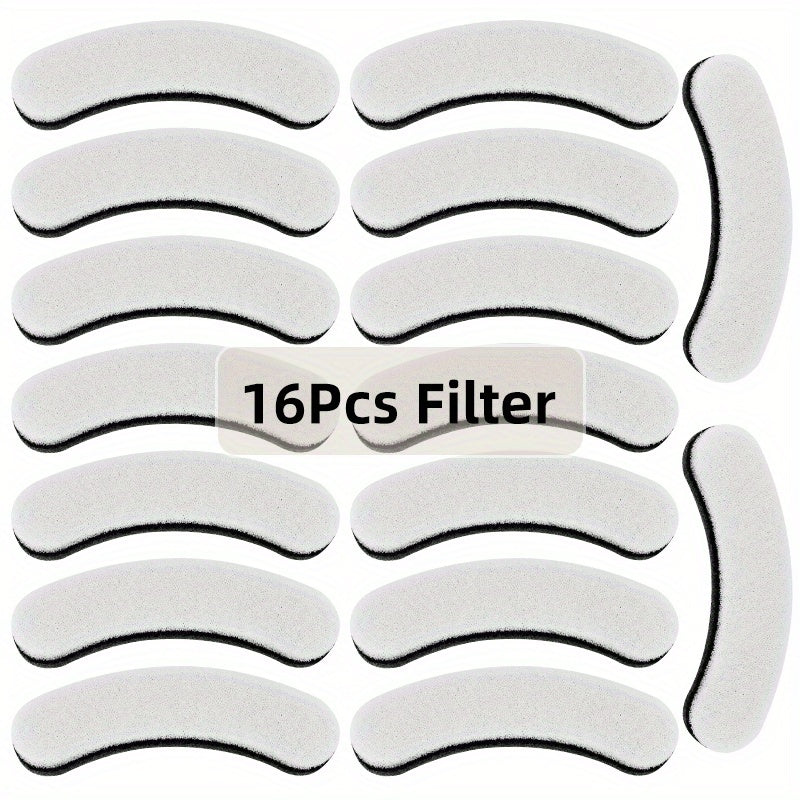 Pet Water Fountain Filters for NPET DF10 and DF30, Activated Carbon Replacement Refills in 4, 16, 20 or 24 Packs for Dog and Cat Drinking Dispensers