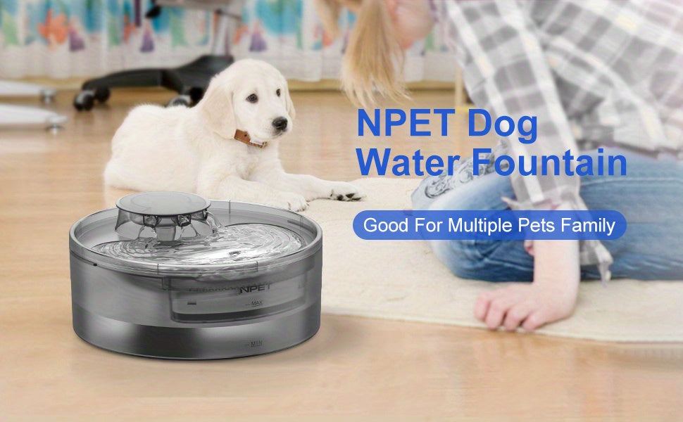 Pet Water Fountain Filters for NPET DF10 and DF30, Activated Carbon Replacement Refills in 4, 16, 20 or 24 Packs for Dog and Cat Drinking Dispensers