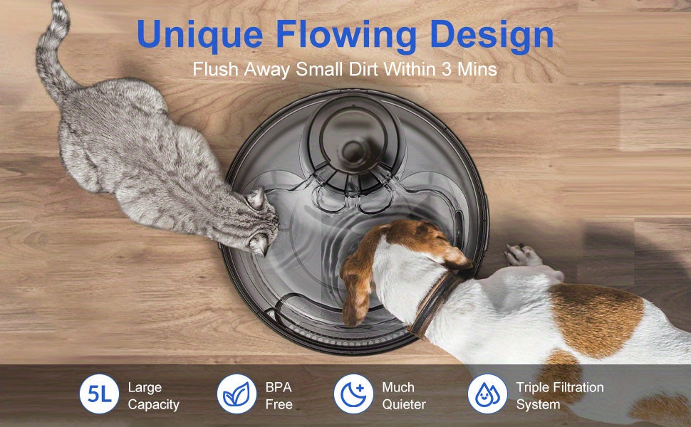 Pet Water Fountain Filters for NPET DF10 and DF30, Activated Carbon Replacement Refills in 4, 16, 20 or 24 Packs for Dog and Cat Drinking Dispensers