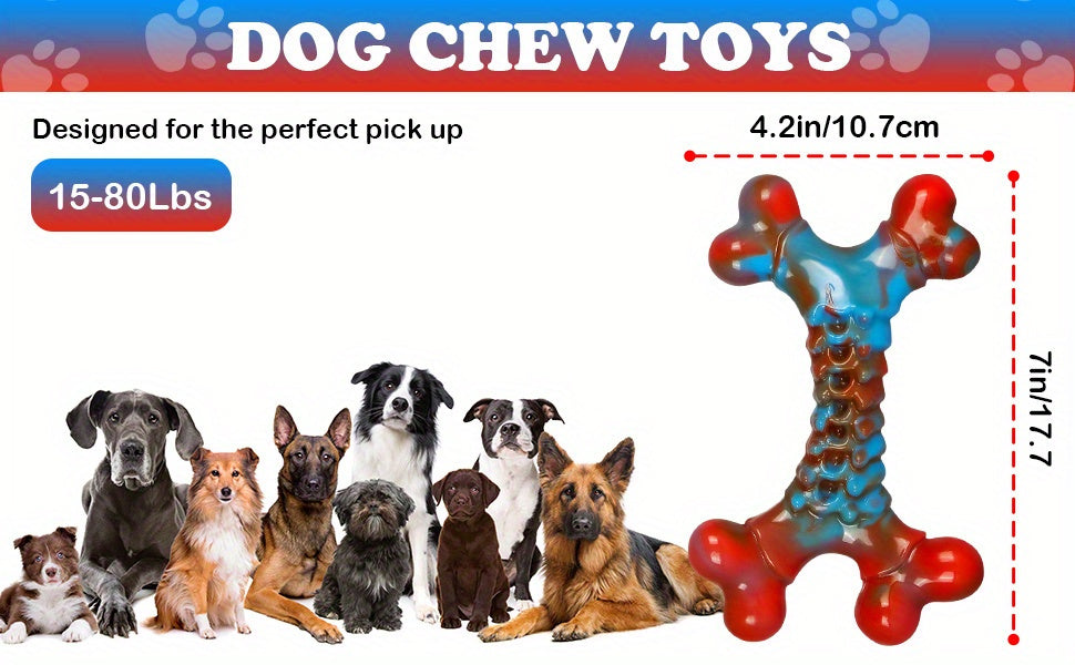Dog Chew Toys for Aggressive Chewers, Large Breed Chewing Toys in 1 to 5 Piece Pack Options for Supervised Play and Everyday Toy Rotation