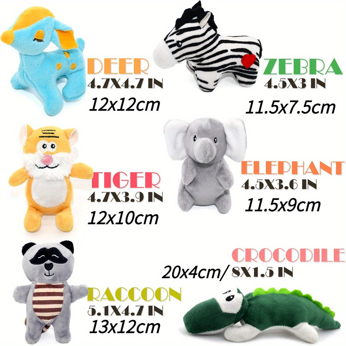 Squeaky Dog Toy Gift Set 12 Pack, Soft Stuffed Animal Puppy Toys with Storage Box for Small and Medium Dogs, Gentle Chewing and Supervised Fetch