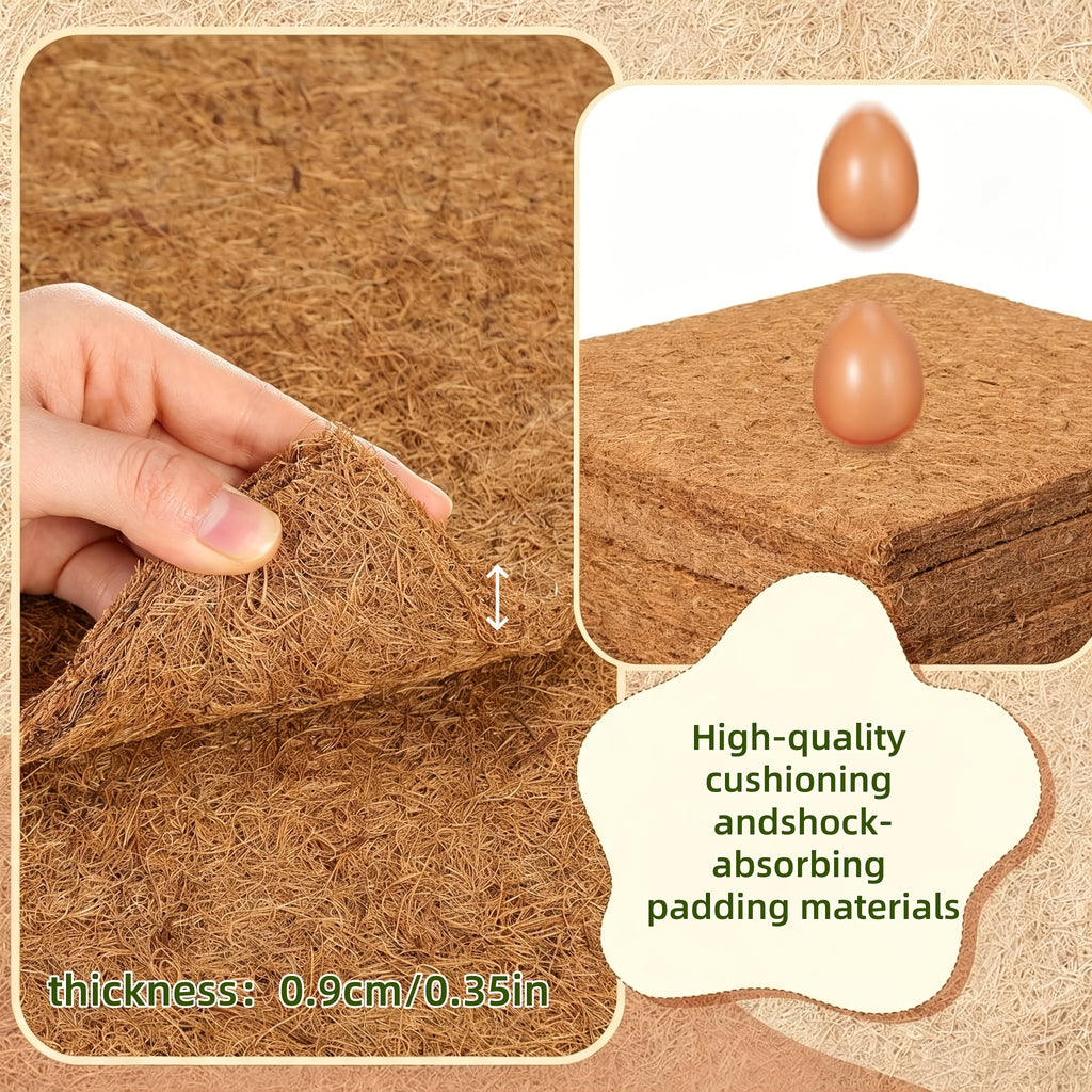Chicken Nesting Pads Made from Coconut Palm Fiber, Nest Box Liner Mats for Backyard Chicken Coops and Bird Nesting Areas in Multiple Pack Options