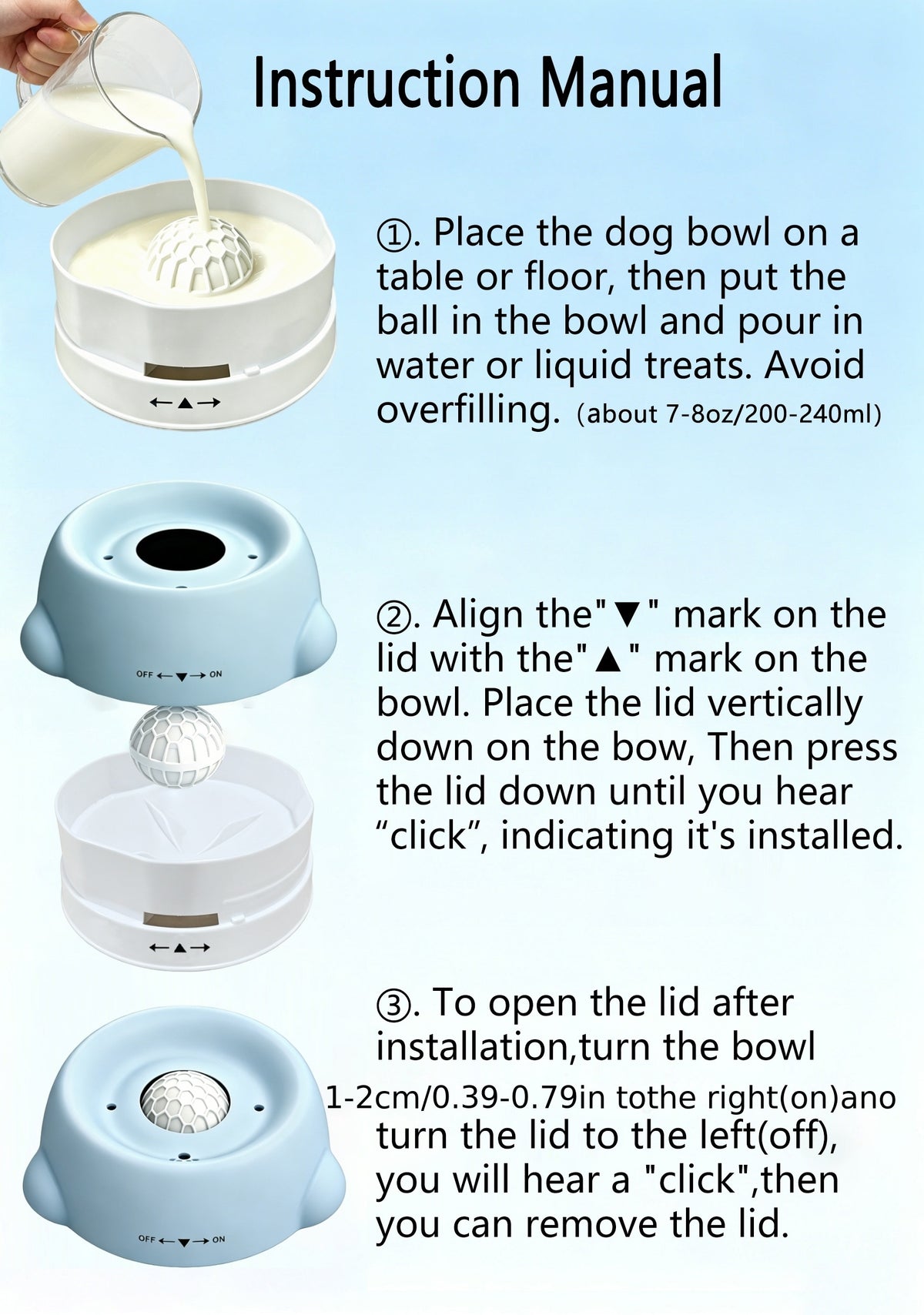 Cat Feeding Station with Food and Water Dispenser Options, Colorful Pet Feeder or Rolling Ball Slow Feeder Bowl for Everyday Indoor Meals