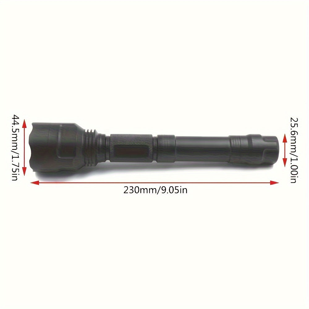 UV Flashlight for Pet Urine Detection, C8 365nm Blacklight with Black Filter Lens, USB Rechargeable Inspection Light for Minerals and Rockhounding