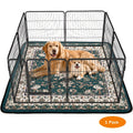 Reusable Washable Pee Pads for Dogs with Bohemian Style, Non-Slip Absorbent Puppy Training Mats in 18 x 24 to 72 x 72 Inch Size-Specific Packs