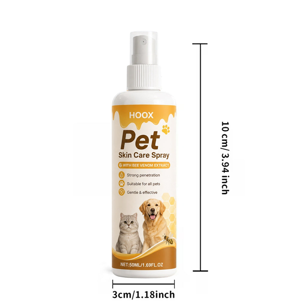 Skin and Coat Care Spray for Pets with Coconut, Tea Tree and Lavender Extracts, 1-Piece Grooming Product for Pet Care Routines