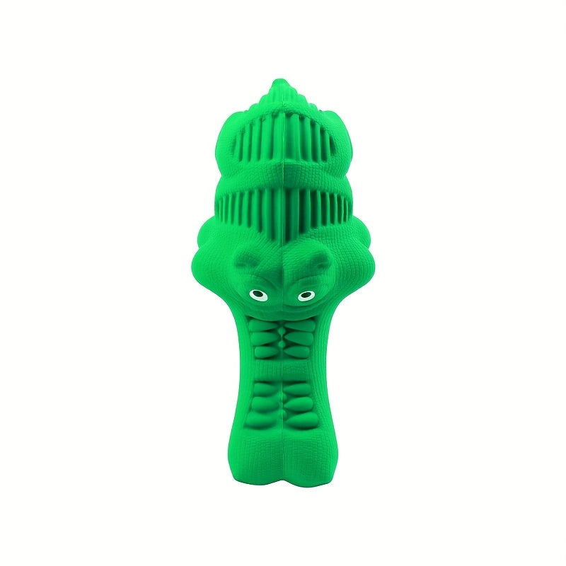 Large Dog Chew Toy in Green for Medium and Large Dogs, Pet Chewing Accessory for Supervised Playtime, Everyday Toy Rotation and Dog Lover Gifts